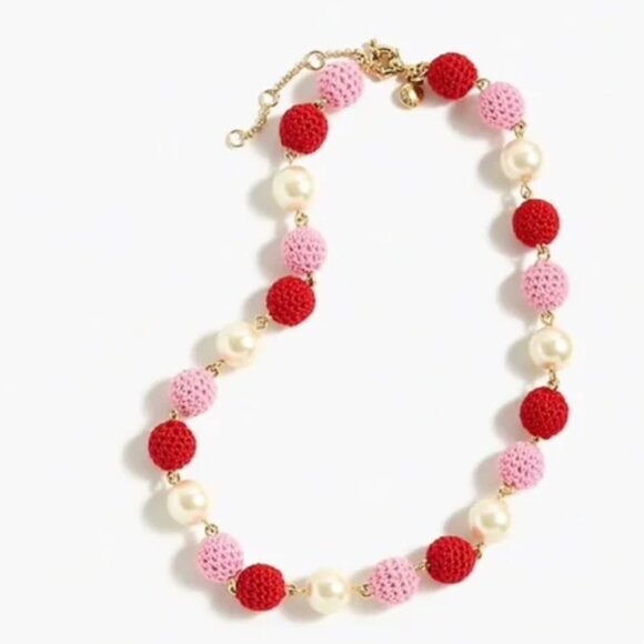 J.crew Crochet bead necklace - Picture 1 of 4